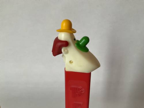 PEZ - Circus - Long Face Clown - Yellow/Green/Red