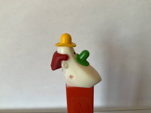 PEZ - Circus - Long Face Clown - Yellow/Green/Red