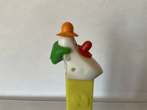 PEZ - Circus - Long Face Clown - Yellow/Red/Green