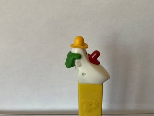 PEZ - Circus - Long Face Clown - Yellow/Red/Green
