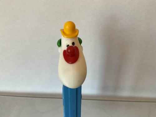 PEZ - Circus - Long Face Clown - Yellow/Red/Green