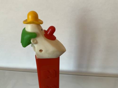 PEZ - Circus - Long Face Clown - Yellow/Red/Green