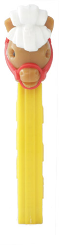 PEZ - Circus - Pony-Go-Round - Caramel/White/Red/Black