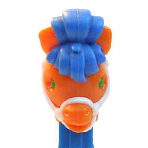 PEZ - Circus - Pony-Go-Round - Orange/Blue/White/Green