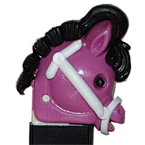 PEZ - Circus - Pony-Go-Round - Purple/Black/White/Black