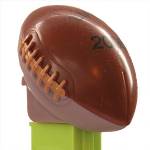 PEZ - Football  Dark Brown Top/Light Purple Bottom