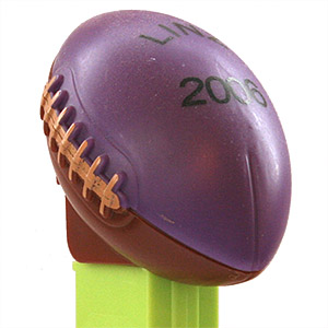 PEZ - Linz Gathering - 2006 - Football - Dark Purple Top/Dark Brown Bottom