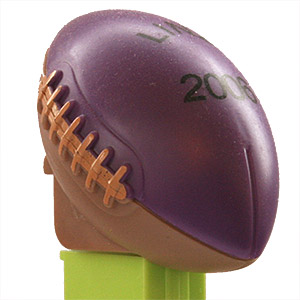 PEZ - Linz Gathering - 2006 - Football - Dark Purple Top/Light Brown Bottom