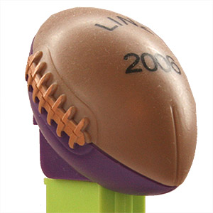 PEZ - Linz Gathering - 2006 - Football - Light Brown Top/Dark Purple Bottom