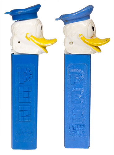 PEZ - Disney Classic - Donald Duck - White Head - A