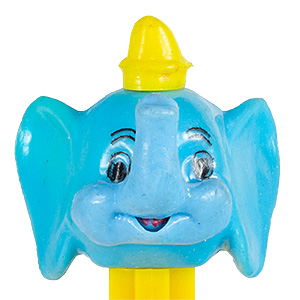 PEZ - Disney Classic - Dumbo - Blue Head, Yellow Hat - A