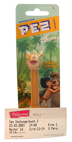 PEZ - Jungle Book - Jungle Book II - Baloo - Golden Head - B