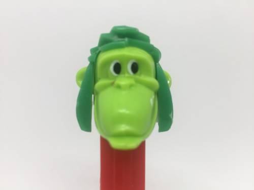 PEZ - Jungle Book - King Louie - Green Head, Green Hair