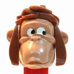 PEZ - King Louie  Light Brown Head, Brown Hair