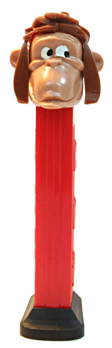 PEZ - Jungle Book - King Louie - Light Brown Head, Brown Hair