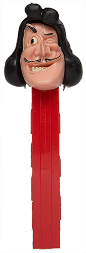 PEZ - Disney Classic - Peter Pan - Captain Hook - Tan Face