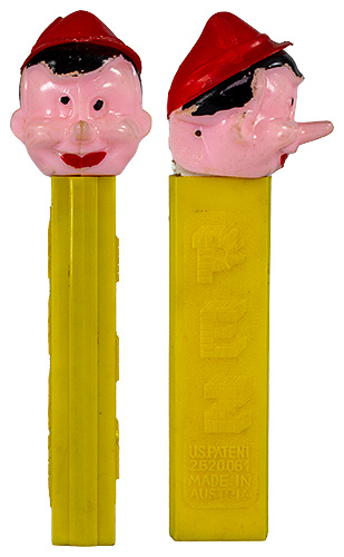 PEZ - Disney Classic - Pinocchio - Pinocchio - Red Hat - A