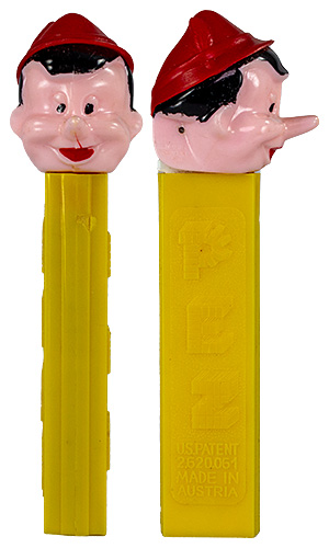 PEZ - Disney Classic - Pinocchio - Pinocchio - Red Hat - A