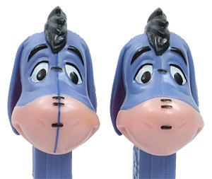 PEZ - Winnie the Pooh - Eeyore - With Stitches and Seam - A