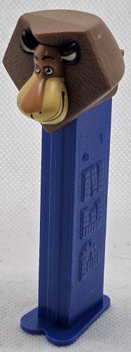 PEZ - Madagascar - Alex - With Line, Medium Brown Head, Yellow Snout