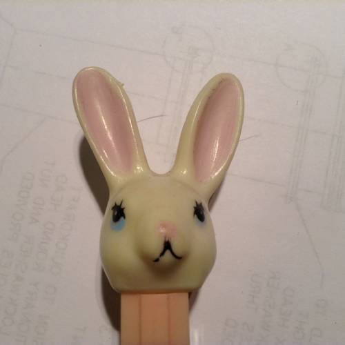 PEZ - Easter - Bunny - White Head - D