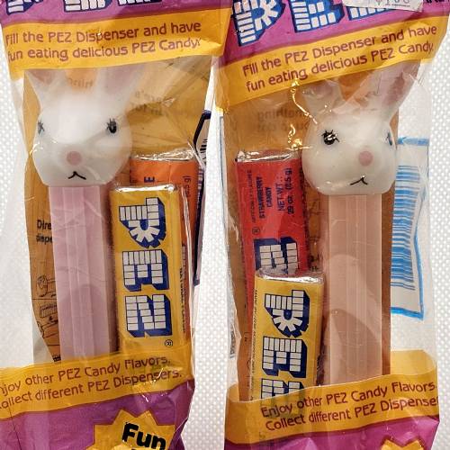 PEZ - Easter - Bunny - White Head - D