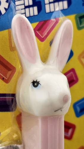 PEZ - Easter - Bunny - White Head - D