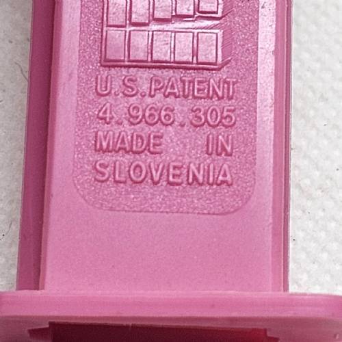 PEZ - Easter - Bunny - White head, two whiskers, purple ears - E