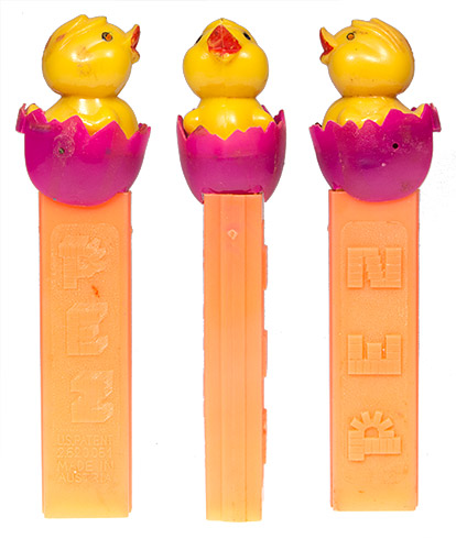 PEZ - Easter - Chick in Egg - Lavender Eggshell - A