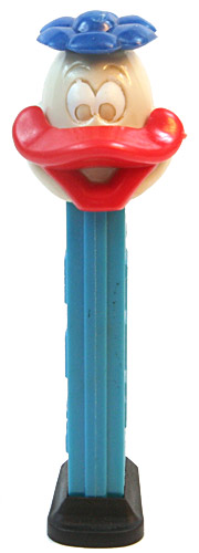 PEZ - Easter - Duck with Flower - Off-White/Blue/Purple
