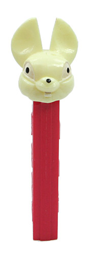 PEZ - Easter - Fat Ear Bunny - Fat Ear Bunny - Ivory Head