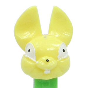 PEZ - Easter - Fat Ear Bunny - Fat Ear Bunny - Light Yellow Head
