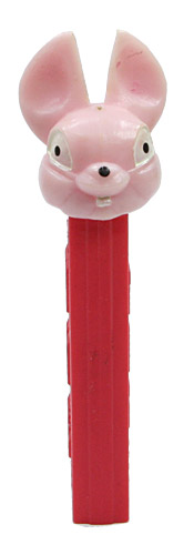 PEZ - Easter - Fat Ear Bunny - Fat Ear Bunny - Pink Head