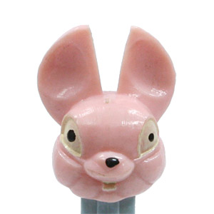 PEZ - Easter - Fat Ear Bunny - Fat Ear Bunny - Pink Head