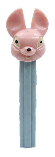 PEZ - Easter - Fat Ear Bunny - Fat Ear Bunny - Pink Head