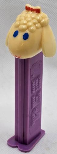 PEZ - Easter - Lamb - Off-White Head with Mouth - A