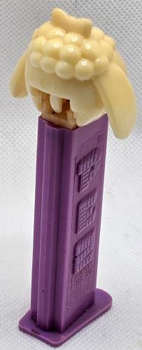 PEZ - Easter - Lamb - Off-White Head with Mouth - A