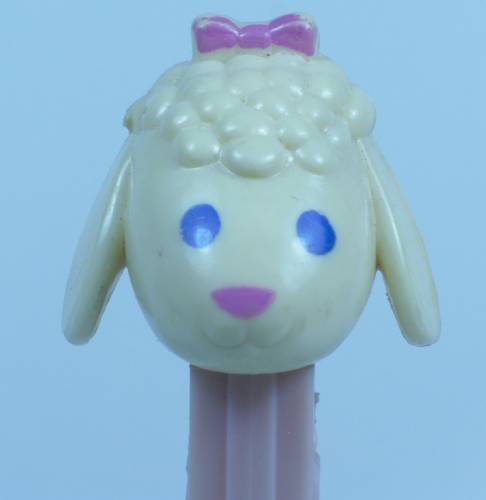 PEZ - Easter - Lamb - White Head with Nose - A
