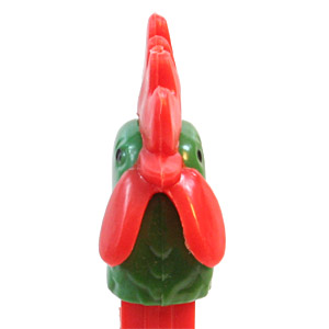 PEZ - Easter - Rooster - Green Head, Orange Comb