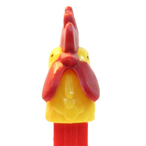 PEZ - Easter - Rooster - Yellow Head, Red Comb