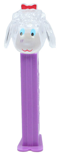 PEZ - Easter - Crystal Collection - Lamb - Clear Crystal Head - A