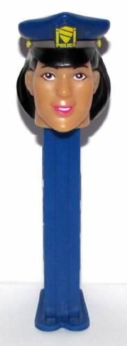 PEZ - Emergency Heroes - Penny the Policewoman - Brown Eyes