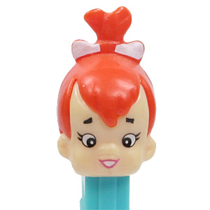 PEZ - Flintstones - Pebbles - Pointed Bangs, Pink Bone