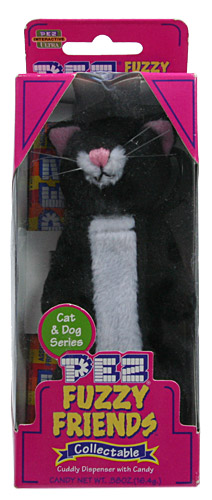 PEZ - Plush Dispenser - Fuzzy Friends Dogs & Cats - Boo the Cat