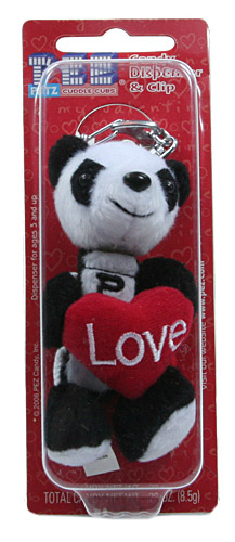 PEZ - Plush Dispenser - Cuddle Cubs - 2006 - Panda Bear