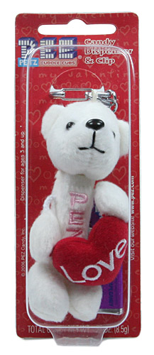 PEZ - Plush Dispenser - Cuddle Cubs - 2006 - Polar Bear