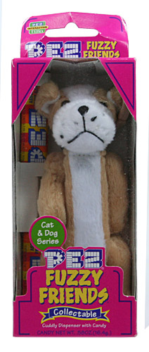 PEZ - Fuzzy Friends Dogs & Cats - Brutus the Bulldog