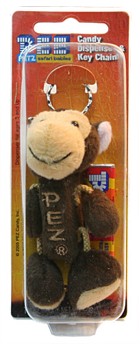 PEZ - Plush Dispenser - Safari Babies - Monkey