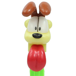 PEZ - Garfield - Serie B - Odie - tongue with dimple