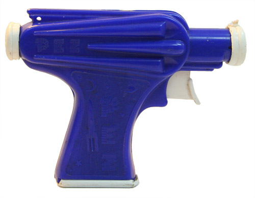 PEZ - Guns - 50's Space Gun - Blue with White Trim